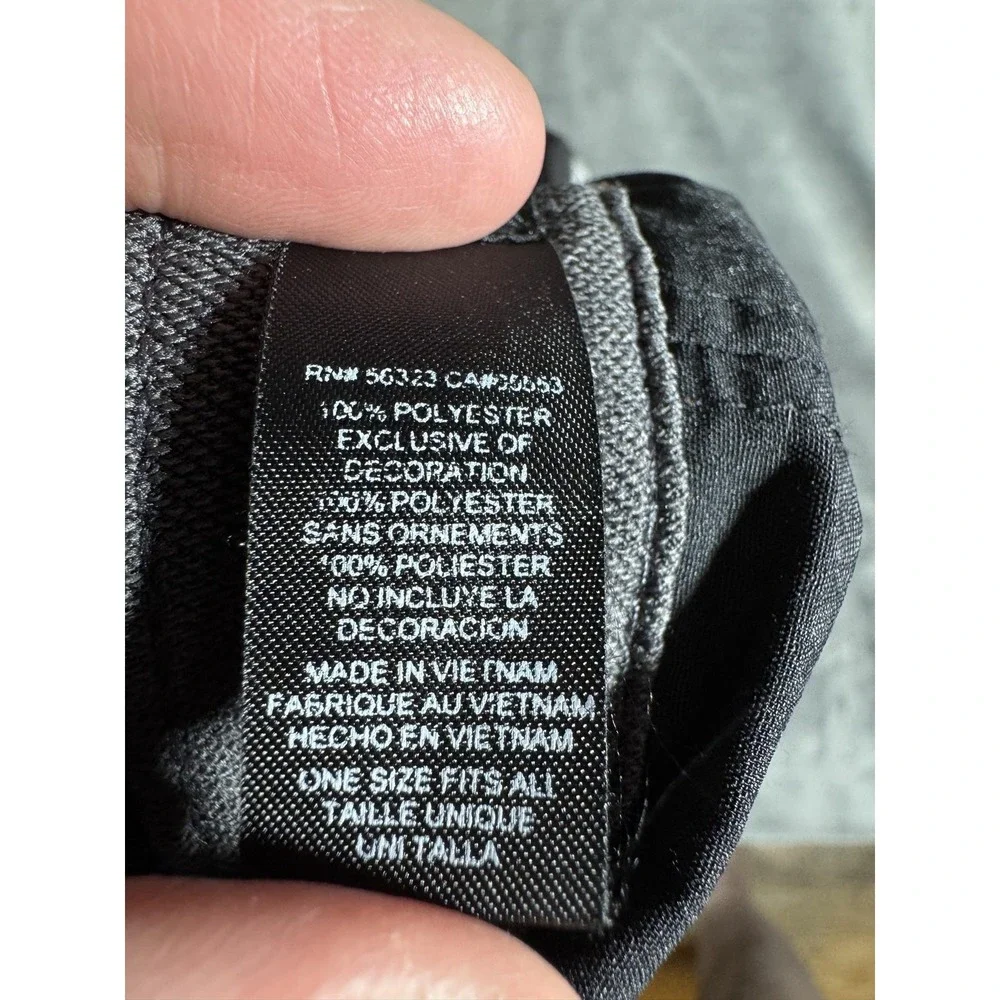 Nike Golf Hat Cap Strap Back One Size Black Konami Mesh Breathable Mens
